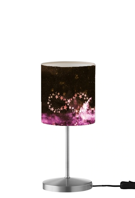 Infinity Stars purple für Tisch- / Nachttischlampe