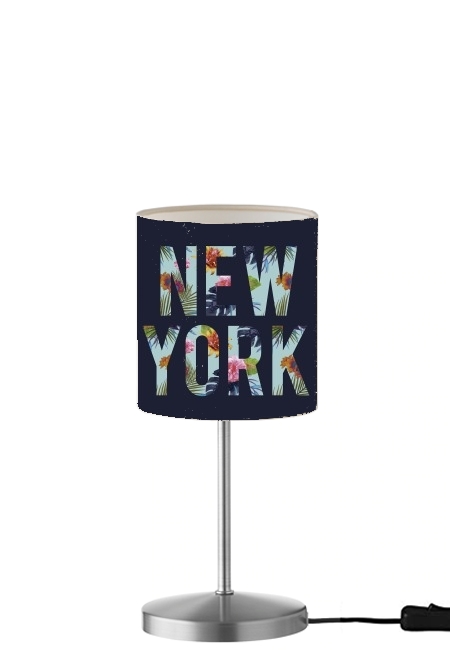 New York Floral für Tisch- / Nachttischlampe
