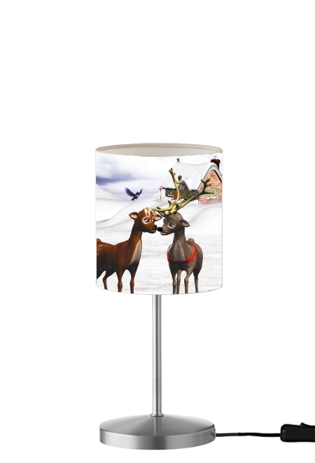Reindeers Love für Tisch- / Nachttischlampe