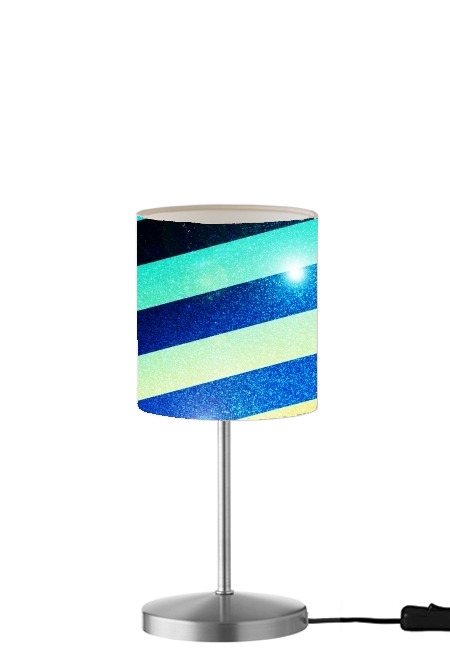 Striped Colorful Glitter für Tisch- / Nachttischlampe