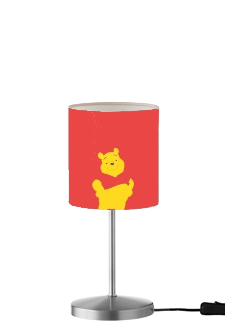 Winnie The pooh Abstract für Tisch- / Nachttischlampe