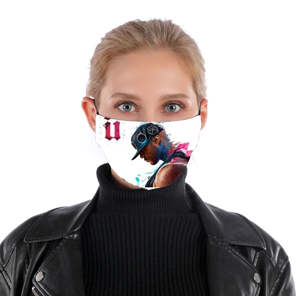 Booba Fan Art Rap für Nase Mund Maske