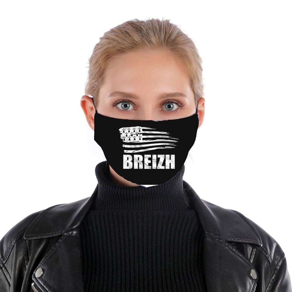 Breizh Bretagne für Nase Mund Maske