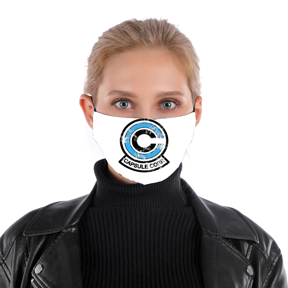 Capsule Corp für Nase Mund Maske