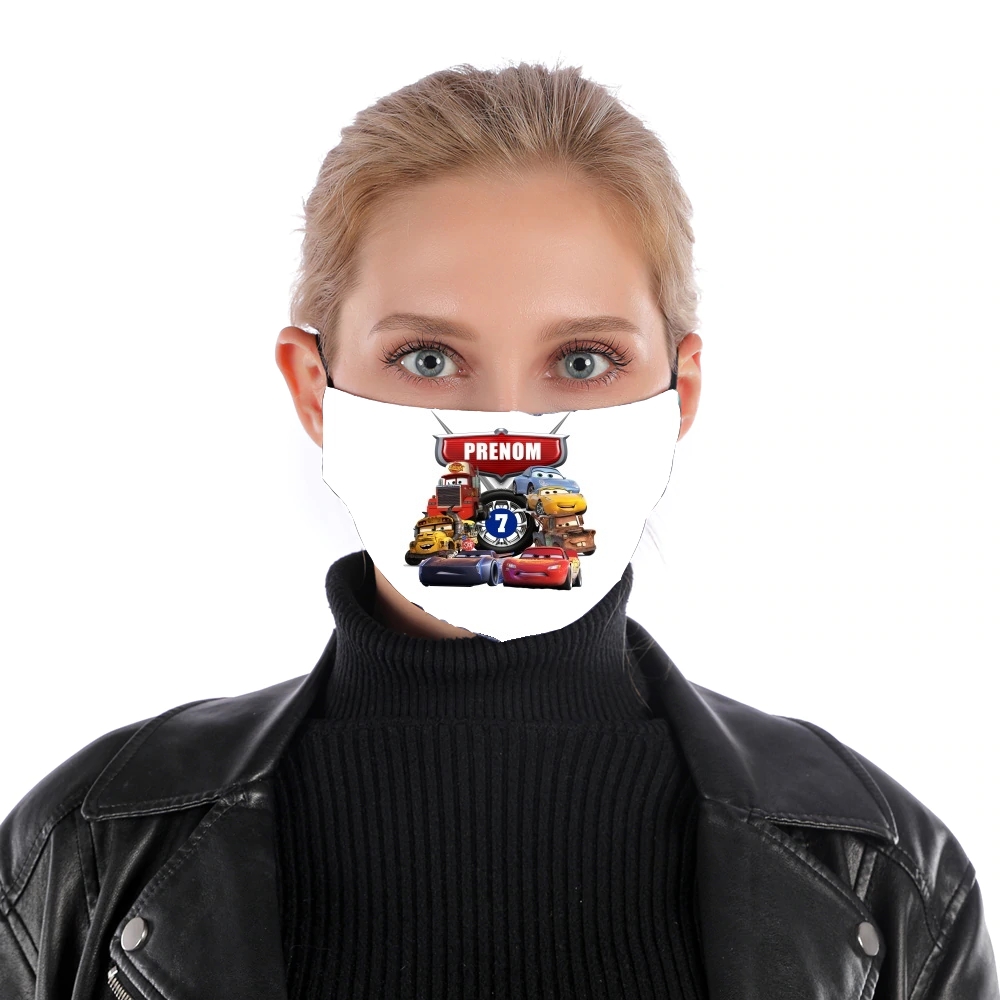 Cars Birthday Gift für Nase Mund Maske