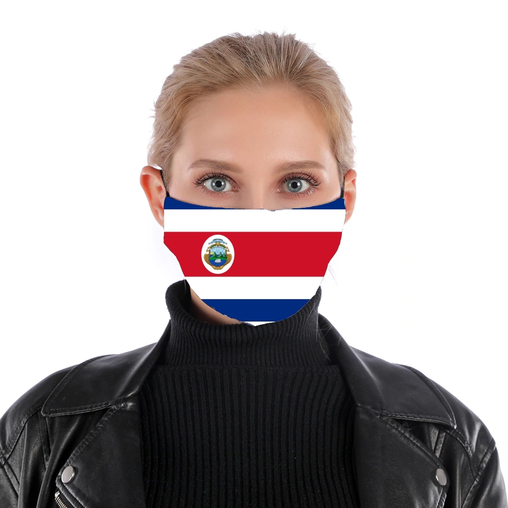 Costa Rica für Nase Mund Maske