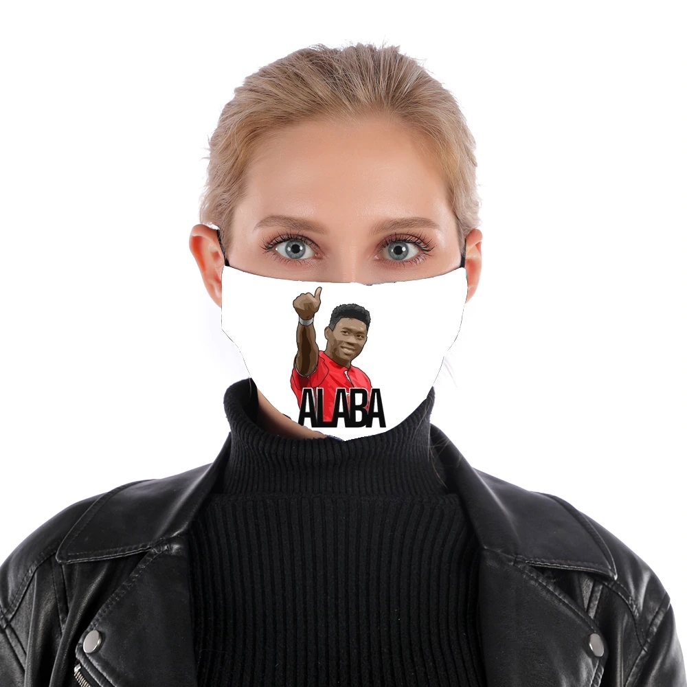 David Alaba Bayern für Nase Mund Maske
