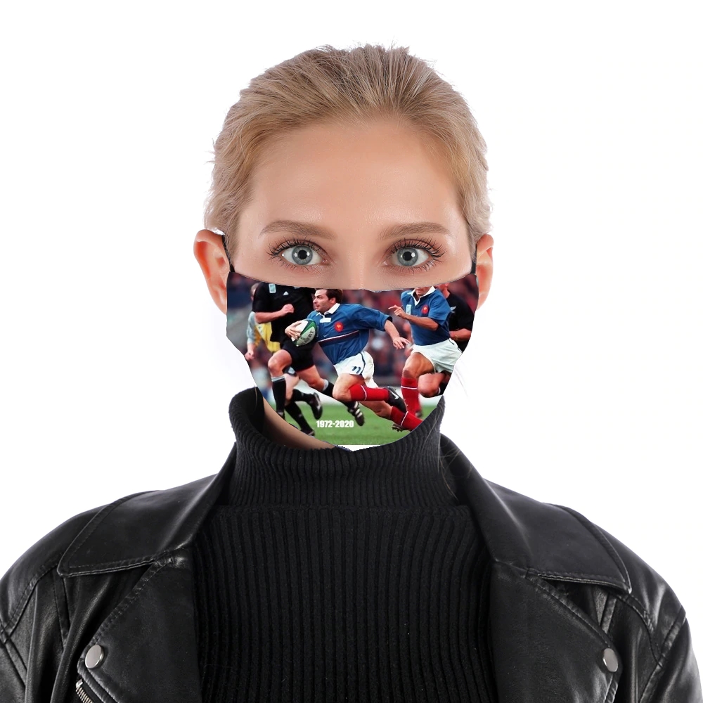 Dominici Tribute Rugby für Nase Mund Maske