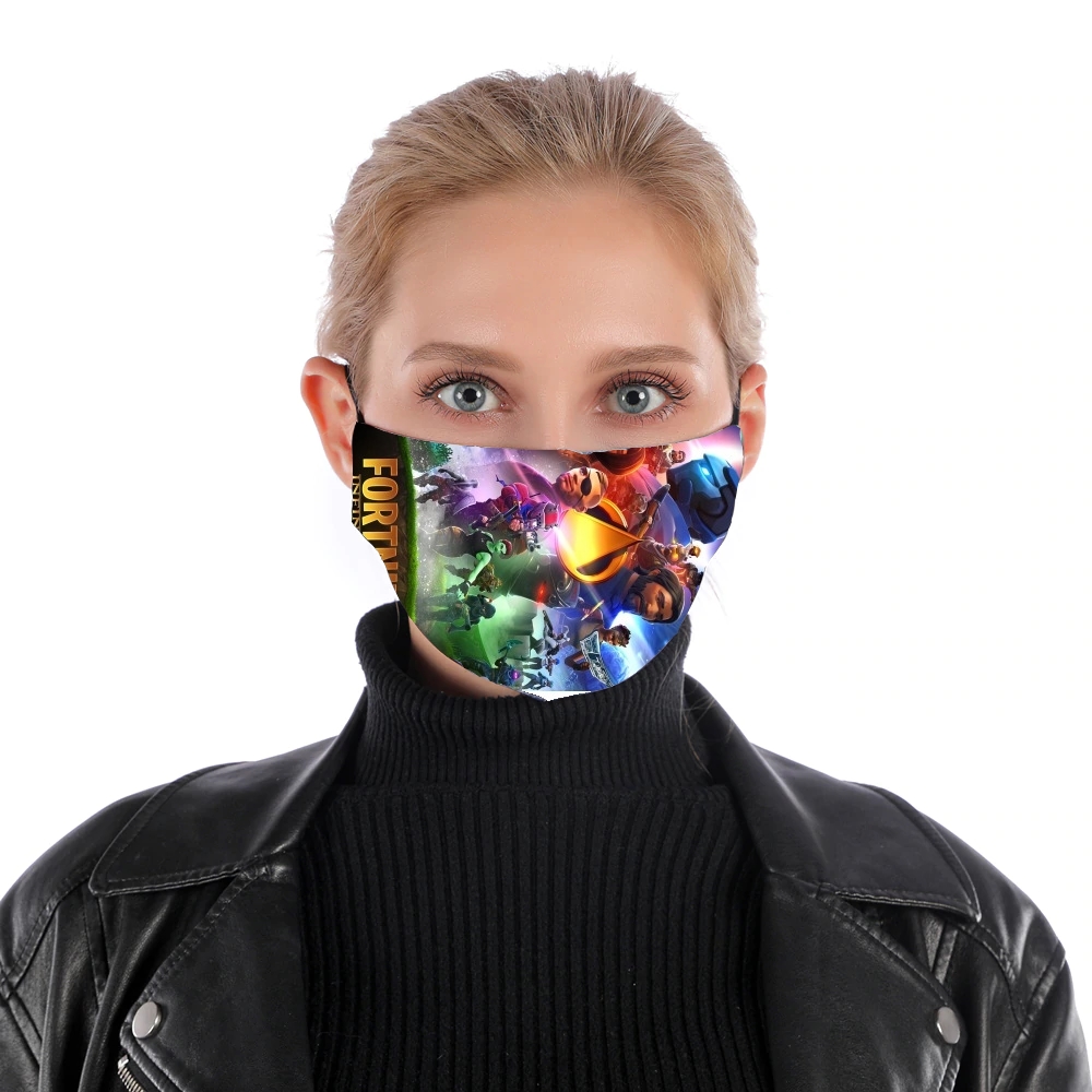 Fortnite Skin Omega Infinity War für Nase Mund Maske