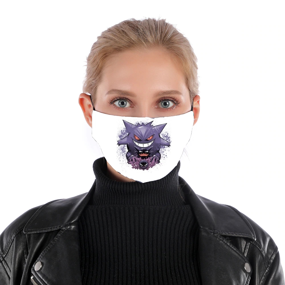 Gengar Evolution ectoplasma für Nase Mund Maske