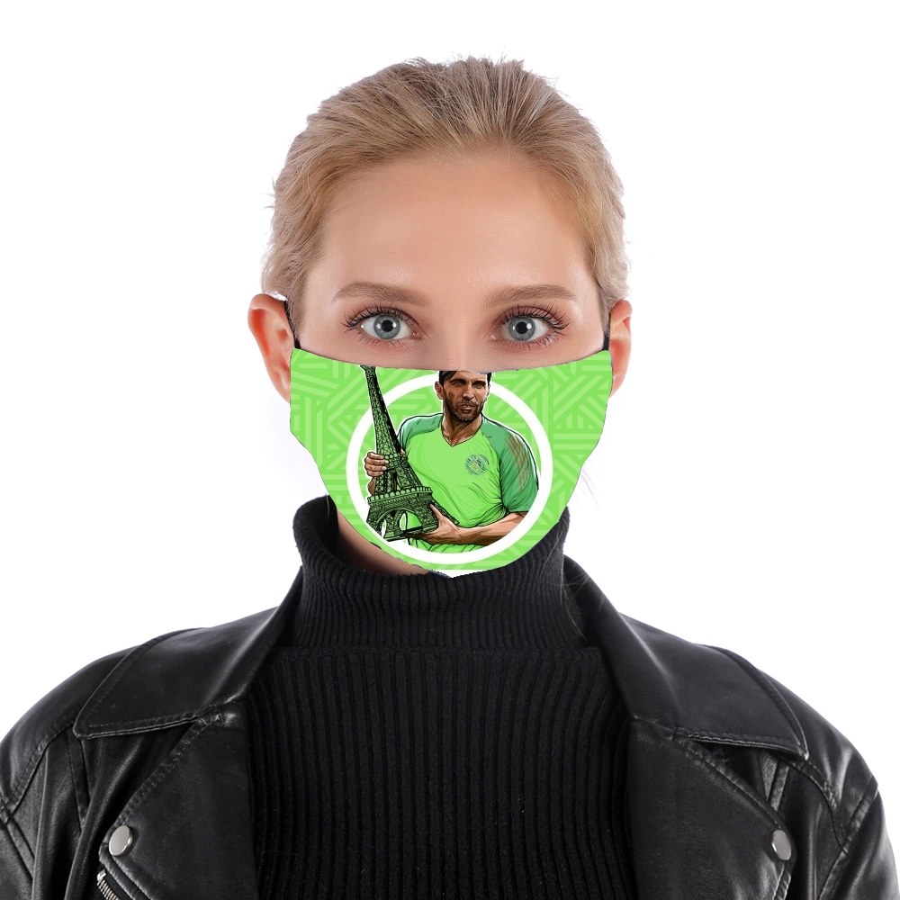 Gigi Goalkeeper Tour eiffel Paris für Nase Mund Maske