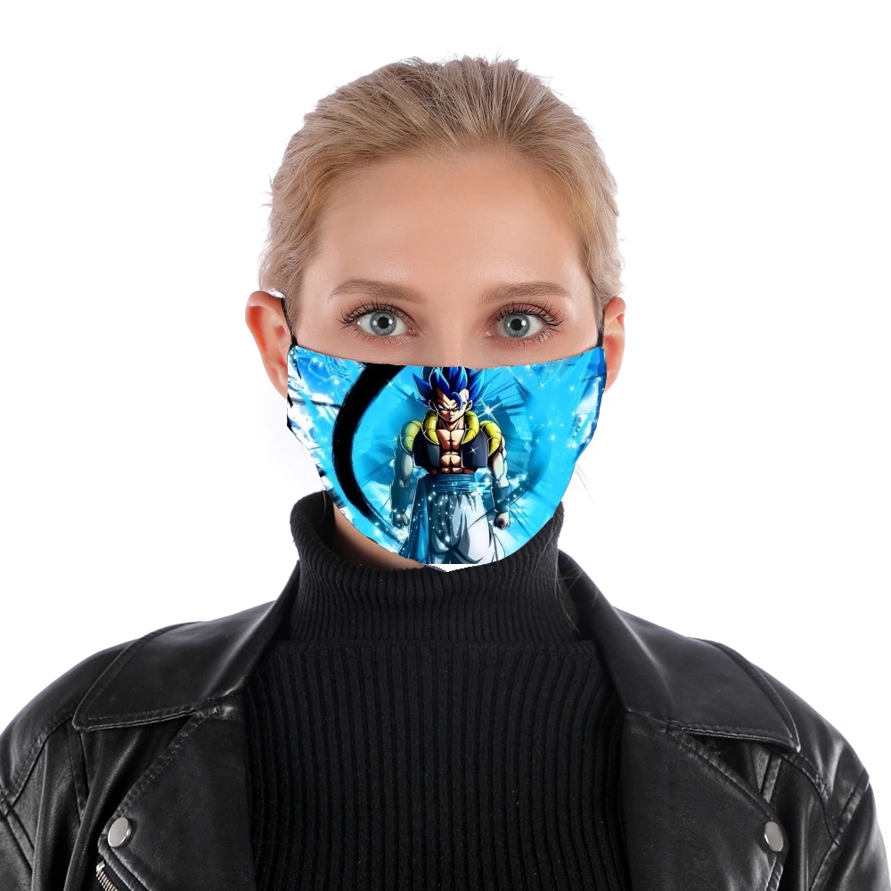 Gogeta SSJ Blue ArtFusion für Nase Mund Maske
