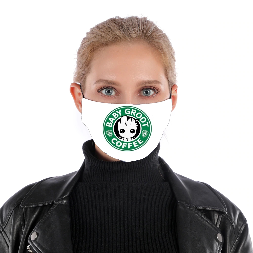 Groot Coffee für Nase Mund Maske