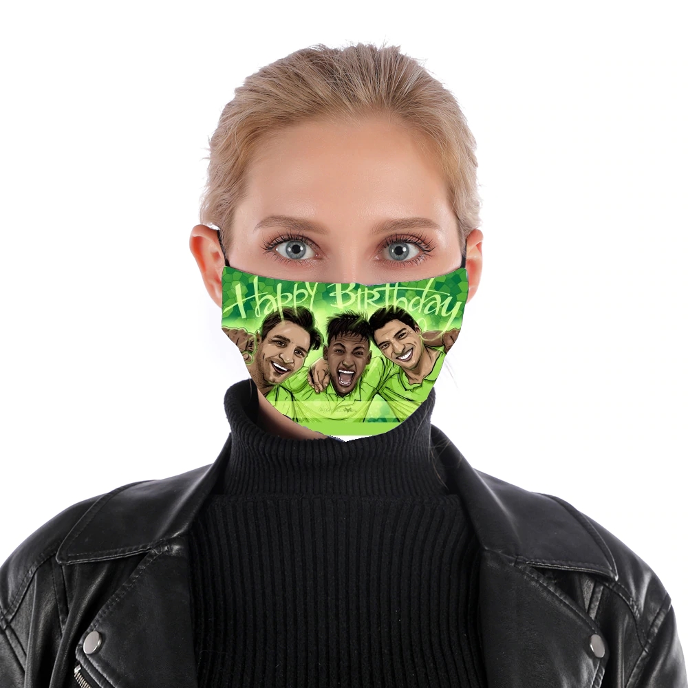 Happy Birthday MSN  für Nase Mund Maske