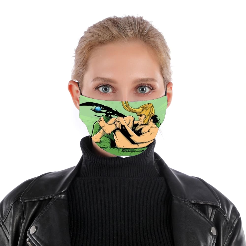In the privacy of: Loki für Nase Mund Maske