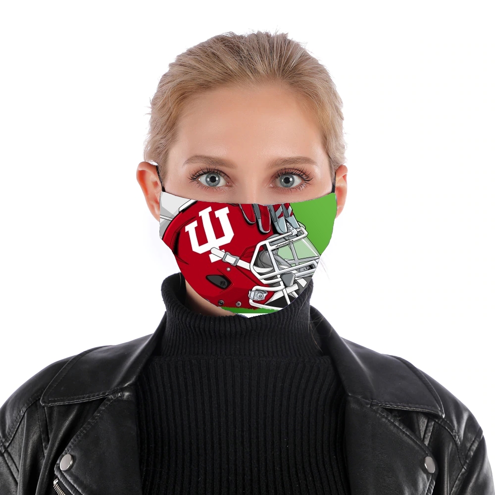 Indiana College Football für Nase Mund Maske