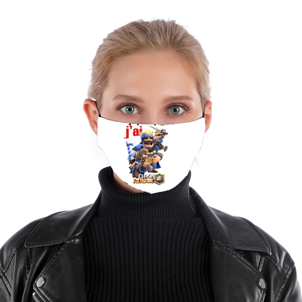 Inspired By Clash Royale für Nase Mund Maske