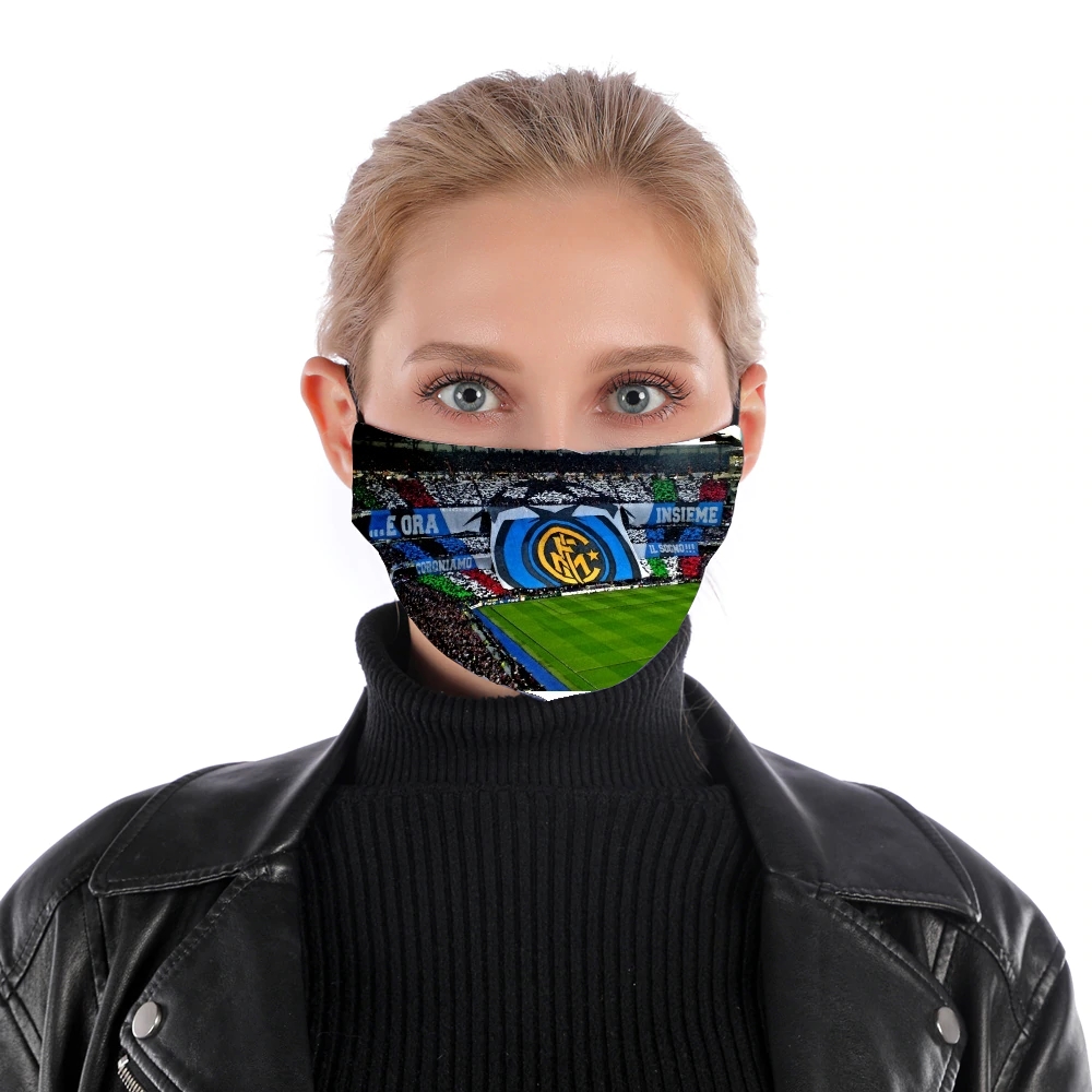 Inter Milan Kit Shirt für Nase Mund Maske