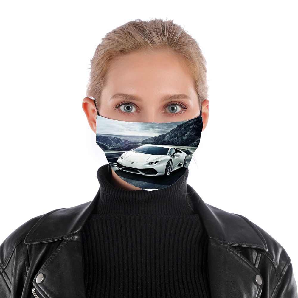 Lamborghini Huracan für Nase Mund Maske