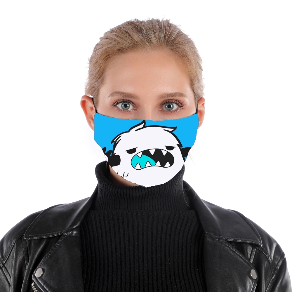 Langa Skateboard Lockscreen für Nase Mund Maske