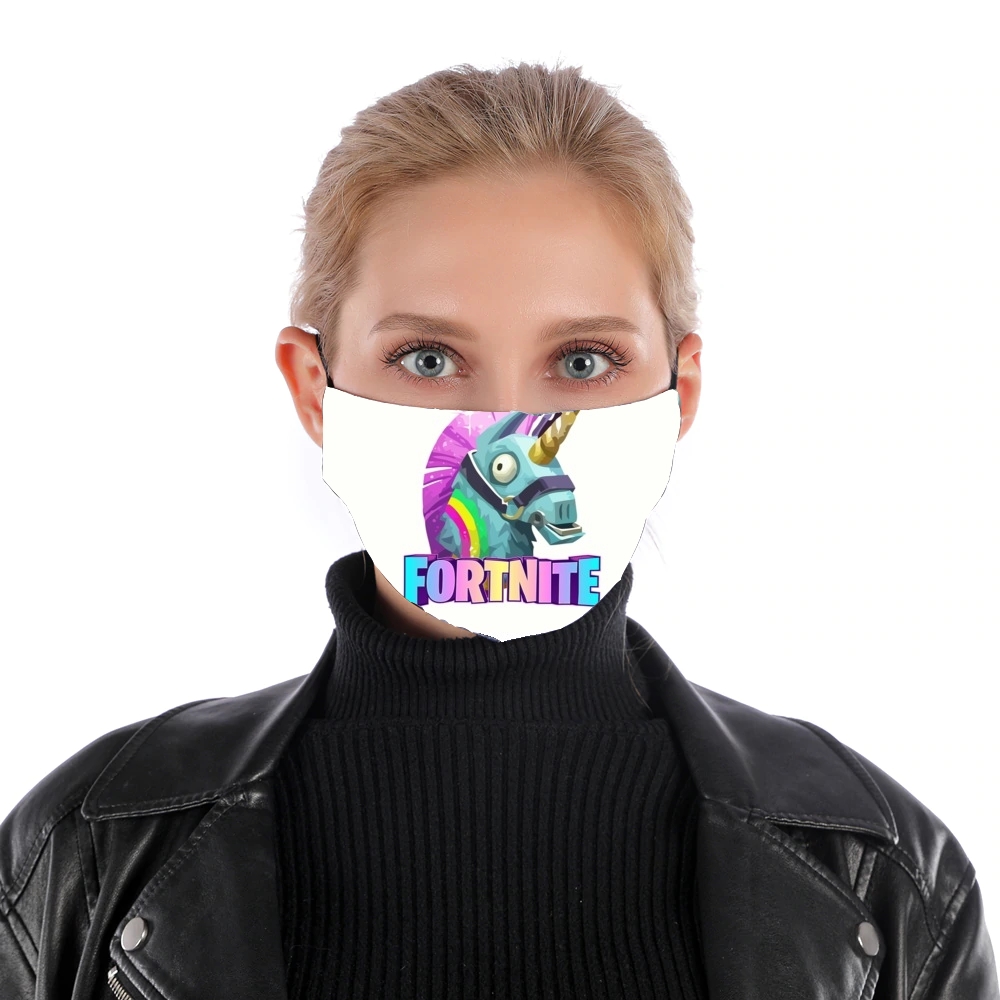 Unicorn Videospiele Fortnite für Nase Mund Maske