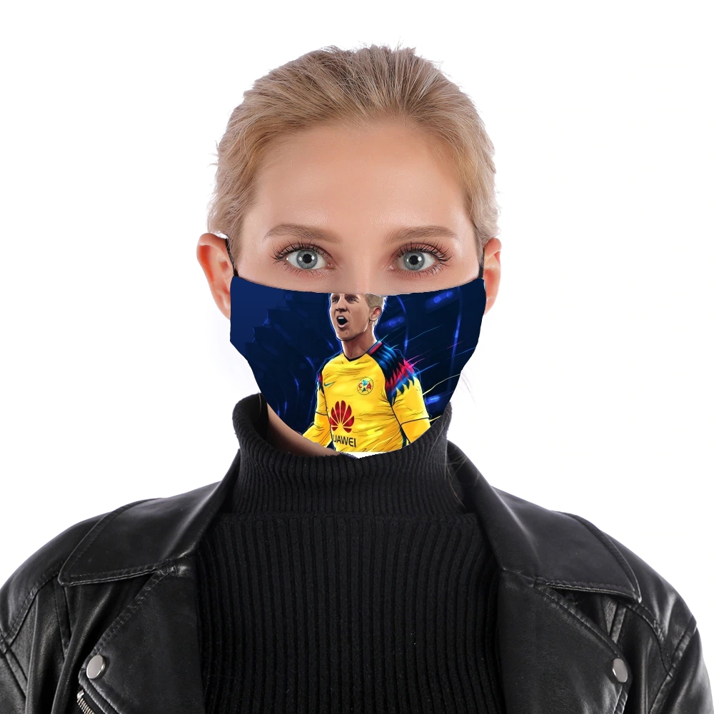 Luuk De Jong America für Nase Mund Maske