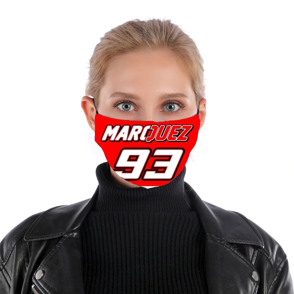 Marc marquez 93 Fan honda für Nase Mund Maske