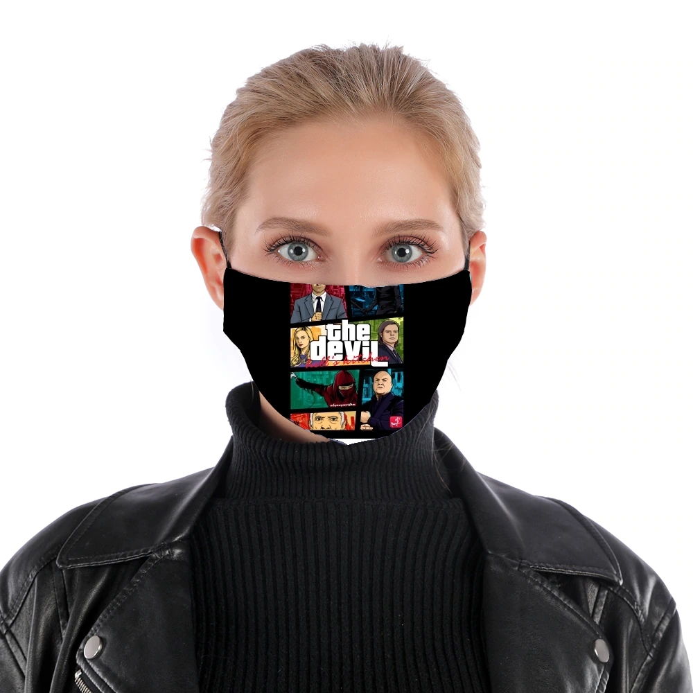 Mashup GTA The Devil für Nase Mund Maske