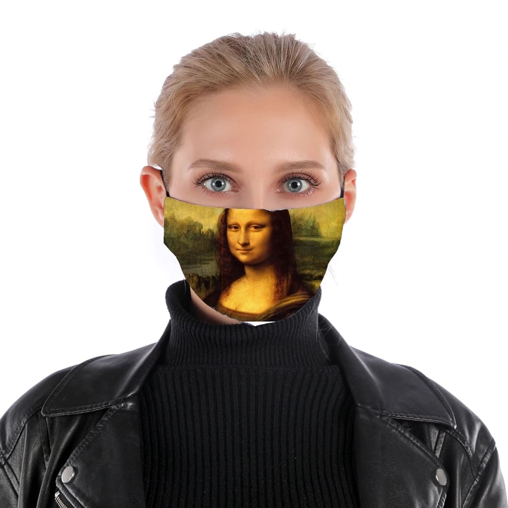 Mona Lisa für Nase Mund Maske