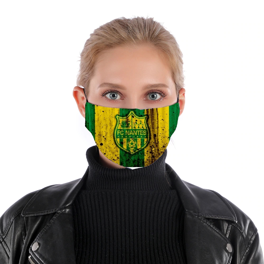Nantes Football Club Maillot für Nase Mund Maske
