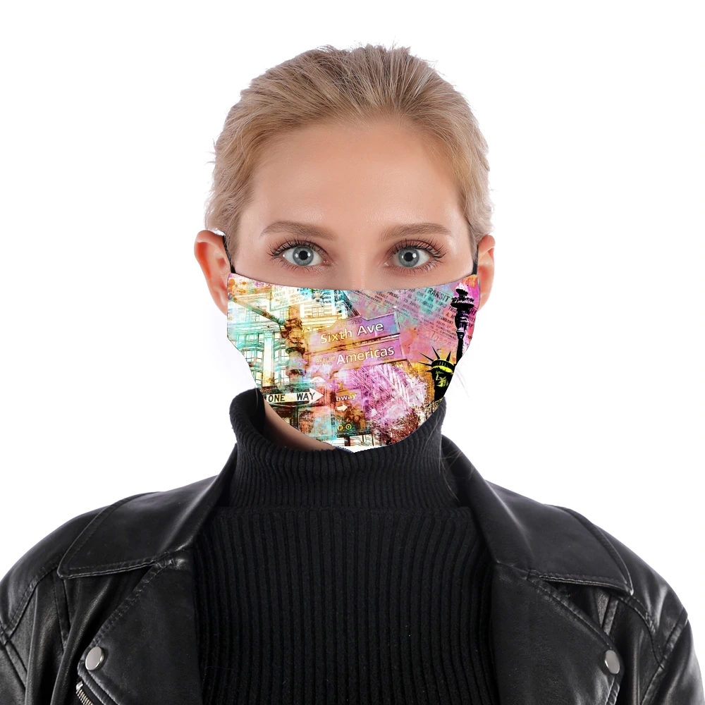 New York Liberty für Nase Mund Maske
