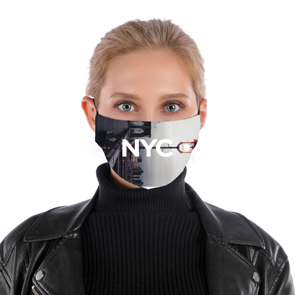 NYC Basic 2 für Nase Mund Maske