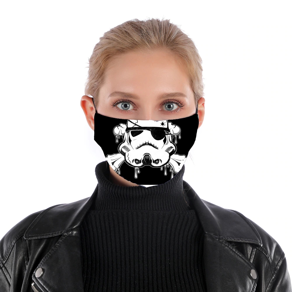 Pirate Trooper für Nase Mund Maske