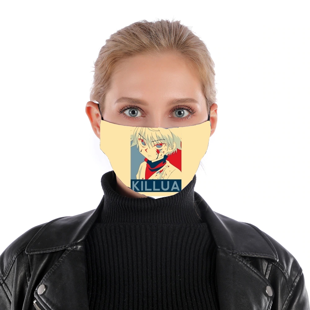 Propaganda killua Kirua Zoldyck für Nase Mund Maske