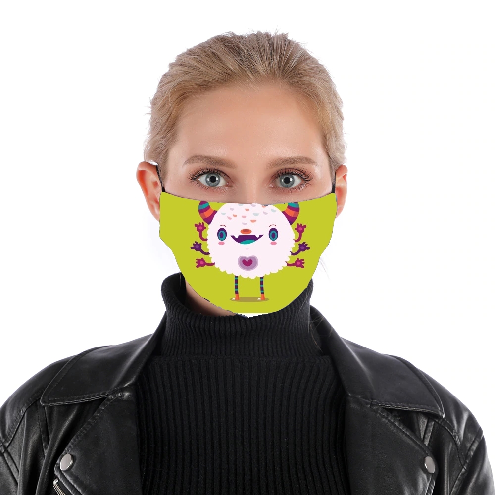 Puffy Monster für Nase Mund Maske