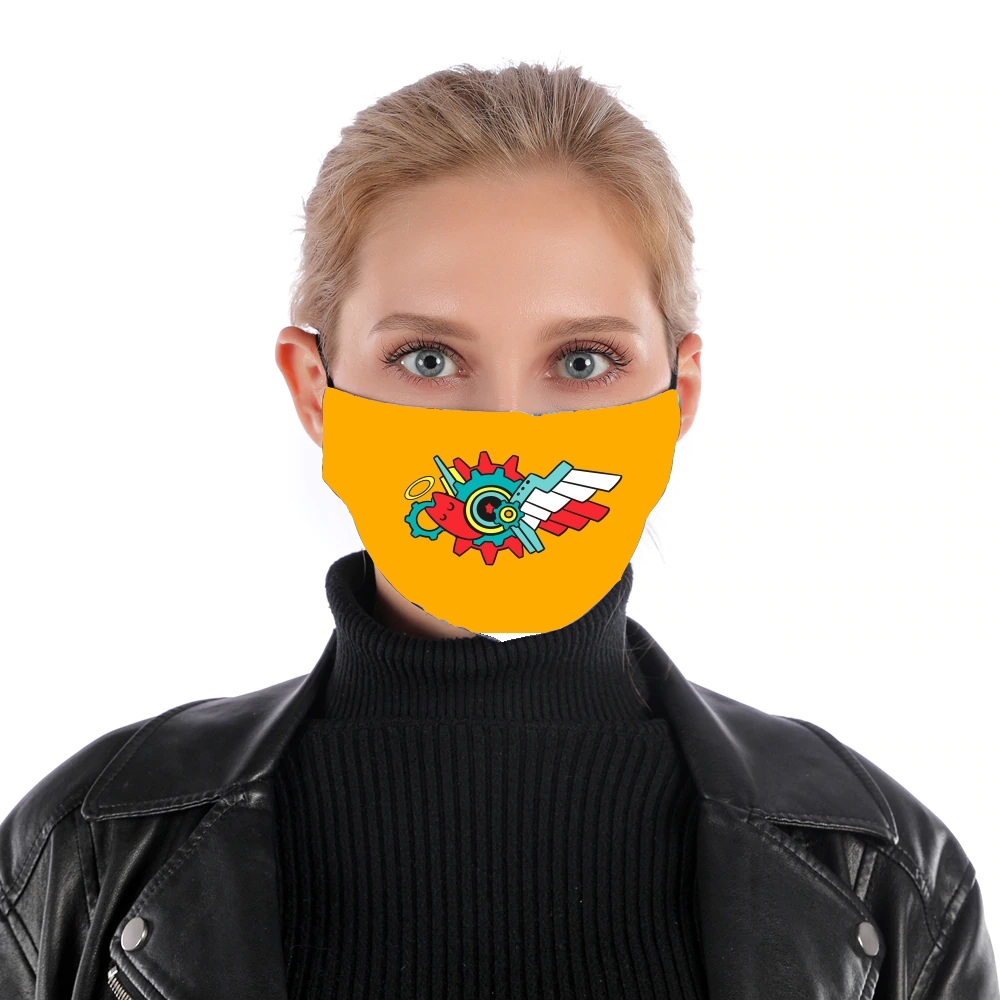 Reki kyan Skateboard Lockscreen für Nase Mund Maske