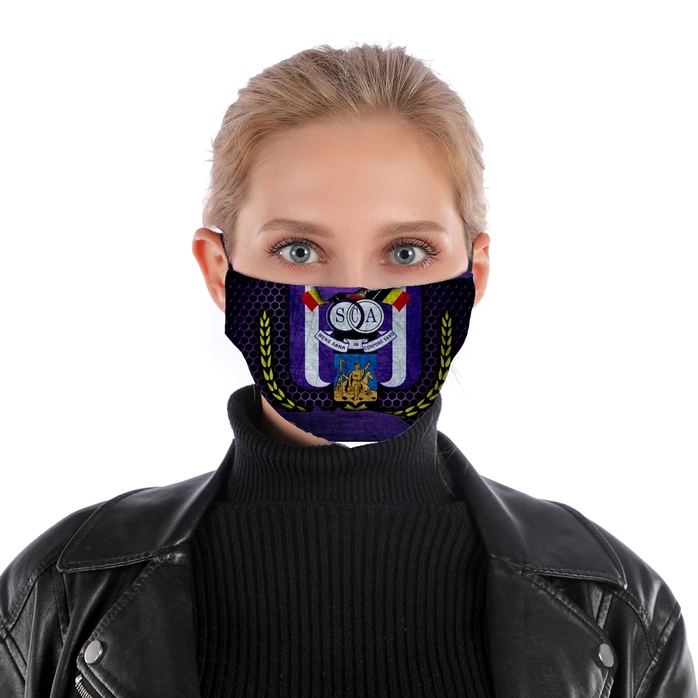 RSC Anderlecht Kit für Nase Mund Maske