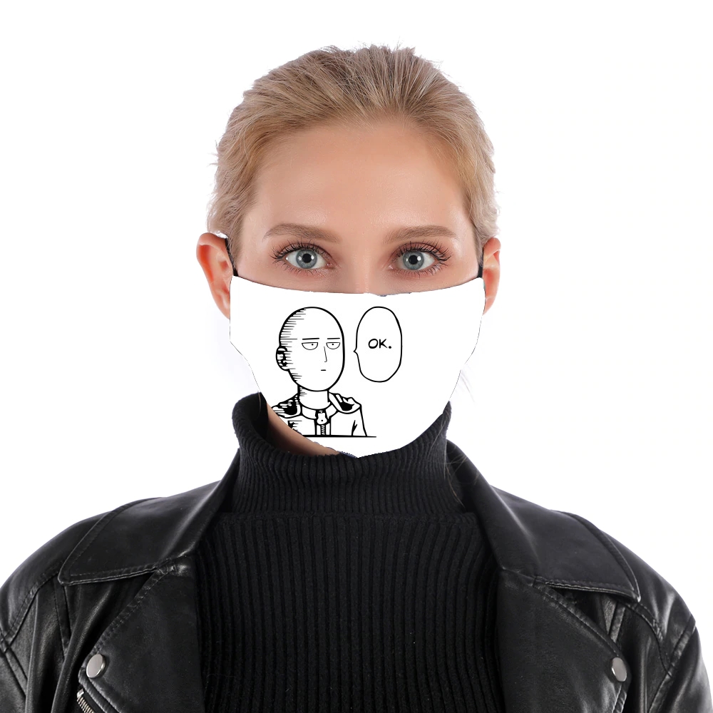 Saitama Ok für Nase Mund Maske