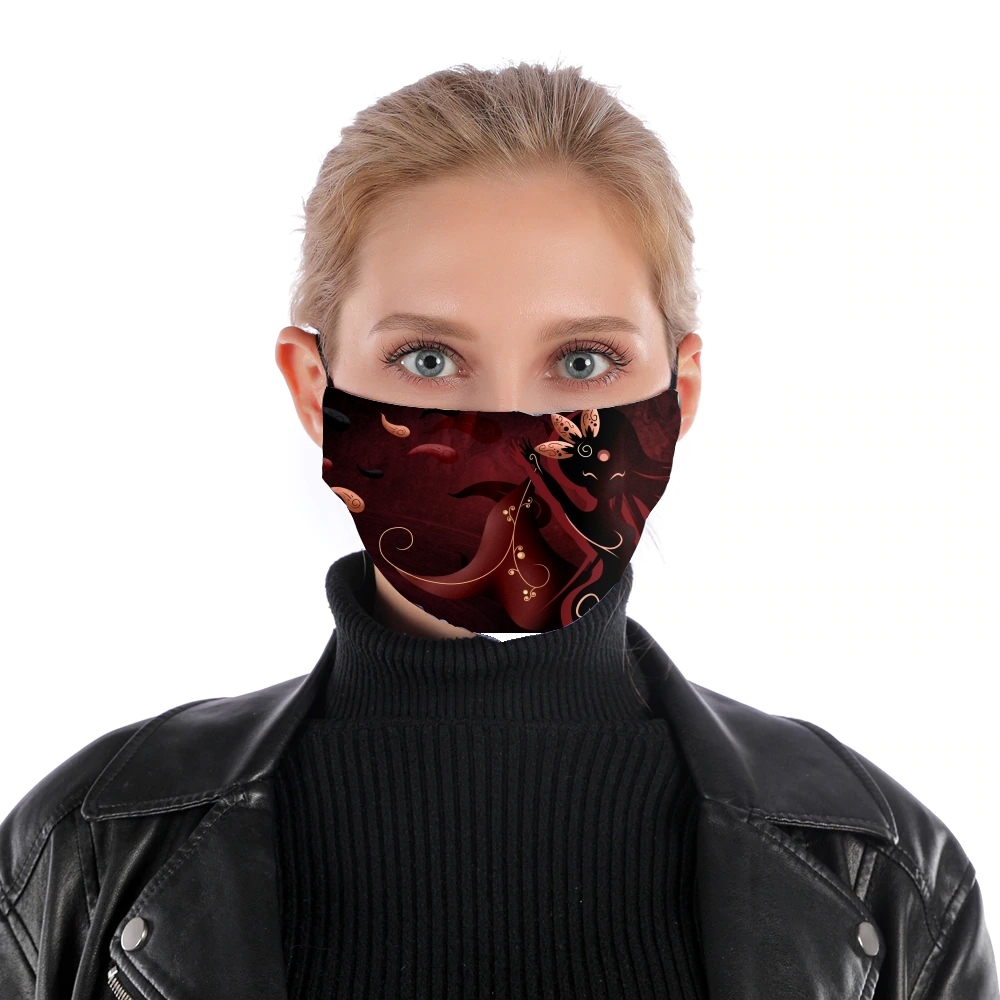 Sarah Oriantal Woman für Nase Mund Maske