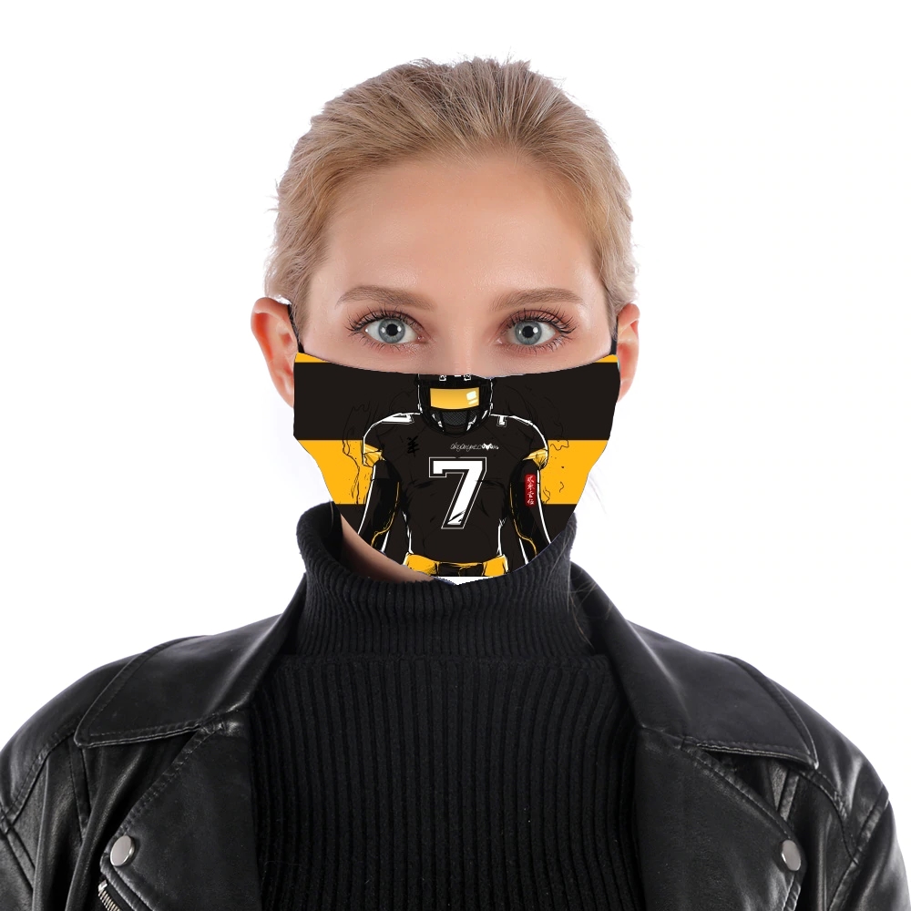 SB L Pittsburgh für Nase Mund Maske