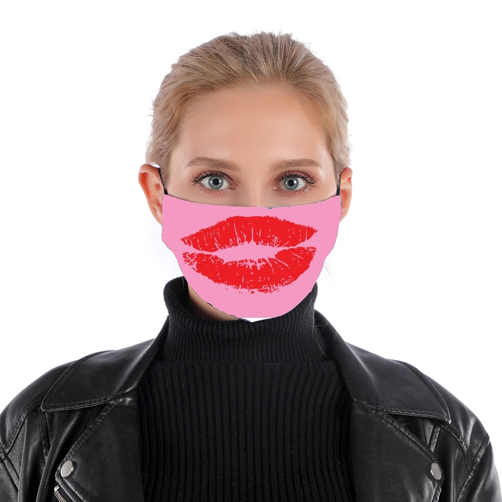Smile Sexy Girl für Nase Mund Maske