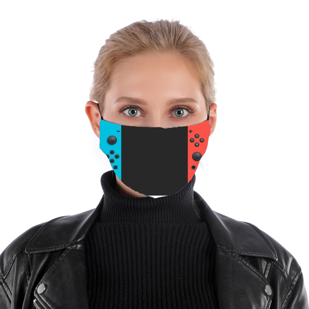 Switch Joycon Controller ART für Nase Mund Maske