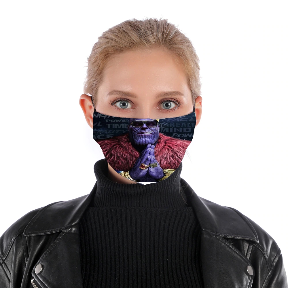 Thanos mashup Notorious BIG für Nase Mund Maske