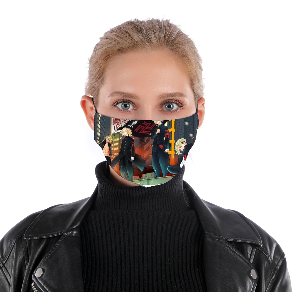Tokyo Revengers für Nase Mund Maske