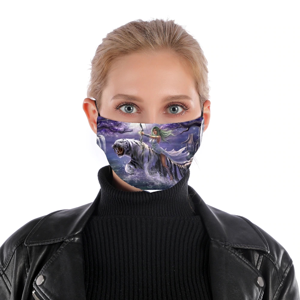 Tyrande Whisperwind World Of Warcraft Art für Nase Mund Maske