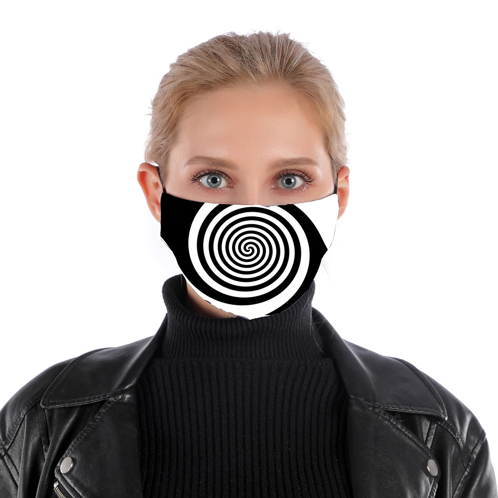Hypnotic Vertigo für Nase Mund Maske