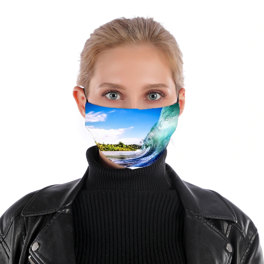 Wave Wall für Nase Mund Maske