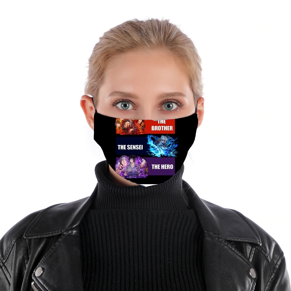 Way Of Ninja Uchiha Path für Nase Mund Maske
