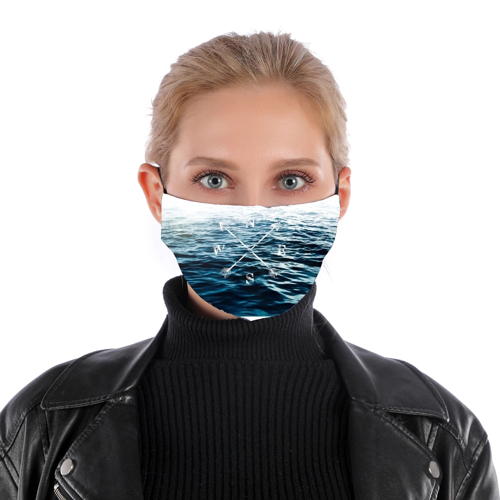 Winds of the Sea für Nase Mund Maske