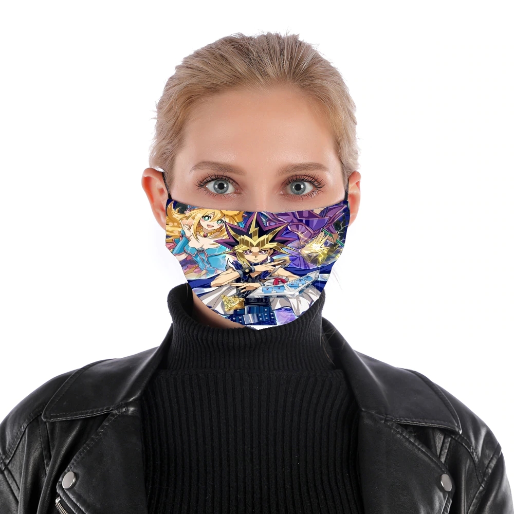 Yu-Gi-Oh - Yugi Muto FanArt für Nase Mund Maske